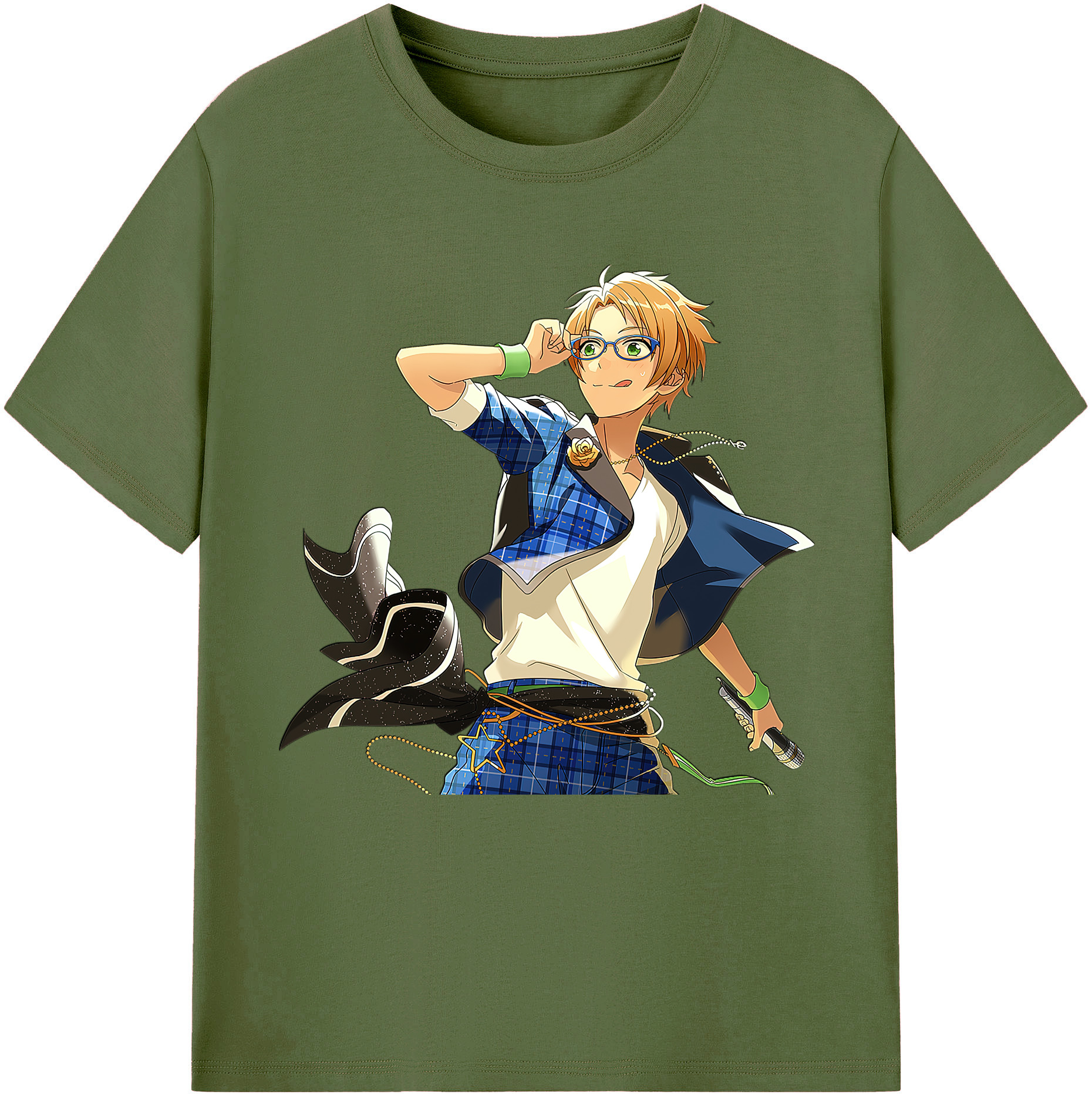 （画像用） あんさんぶるスターズ! Ensemble Stars 綿100％半袖Tシャツ（フロントプリント）